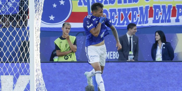 Kaio Jorge anotó el único gol del Cruzeiro en la final de la Copa Sudamericana ante Racing. EFE/ Mauricio Dueñas Castañeda