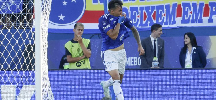 Kaio Jorge anotó el único gol del Cruzeiro en la final de la Copa Sudamericana ante Racing. EFE/ Mauricio Dueñas Castañeda