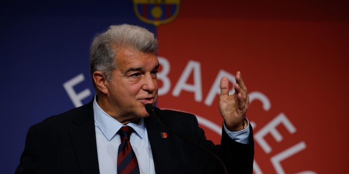El presidente del FC Barcelona, Joan Laporta. EFE/ Alberto Estevez