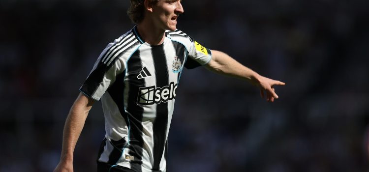 El delantero internacional inglés Anthony Gordon, del Newcastle United. en foto de archivo de ADAM VAUGHAN. EFE/EPA