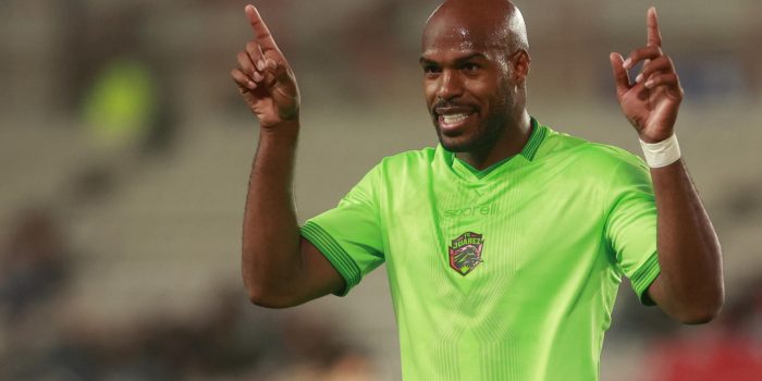 Oscar Eduardo Estupiñan de Juárez reacciona en un partido de la jornada 17 del torneo Apertura 2024 del fútbol mexicano entre Pachuca y Juárez en el estadio Hidalgo en Pachuca (México). Imagen de archivo. EFE/ David Martínez Pelcastre