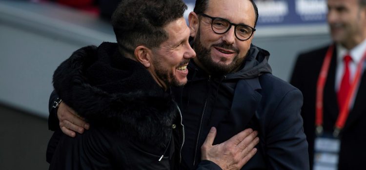 Simeone y Bordalás, en una foto de archivo. EFE / Rodrigo Jimenez