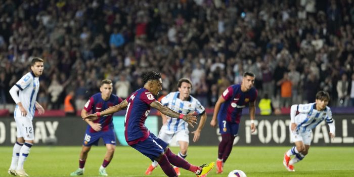 alt 2-0. Lamine y Raphinha conducen al Barca hacia la segunda plaza