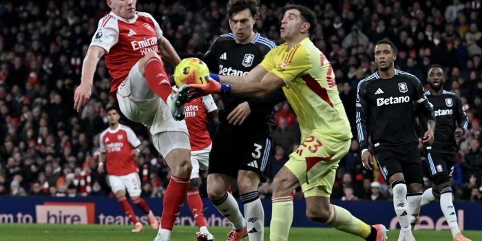 Foto de archivo del portero del Aston Villa Emiliano Martinez. EFE/EPA/VINCE MIGNOTT