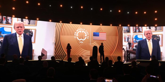 alt Trump llama "ganador" a Infantino y dice que tratará de asistir al Mundial de Clubes