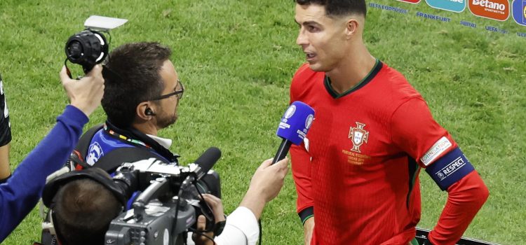 Cristiano Ronaldo de Portugal en la UEFA EURO 2024. EFE/EPA/ROBERT GHEMENT