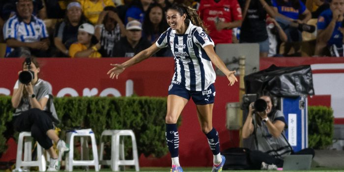 Imagen de archivo de Christina Burkenroad de Rayadas de Monterrey. EFE/ Miguel Sierra