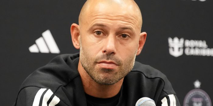 El entrenador del Inter Miami, Javier Mascherano elogió este sábado la capacidad de su equipo para administrar la ventaja sobre el DC United en el M&T Bank Stadium en Baltimore. EFE/ Octavio Guzmán