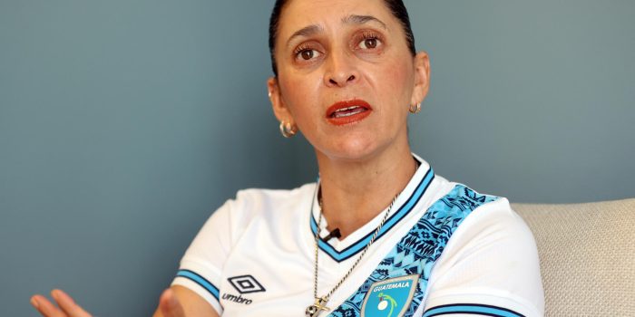 La entrenadora mexicana Karla Maya, en entrevista con EFE en Ciudad de Guatemala. EFE/ Fernando Ruiz