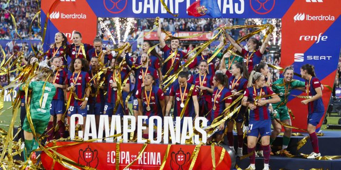 alt 8-0. El Barça arrolla a la Real Sociedad y agranda su palmarés en la Copa de la Reina