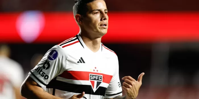 alt Colombiano James Rodríguez pide disculpas y finalmente se queda en el São Paulo Copa Libertadores 2024