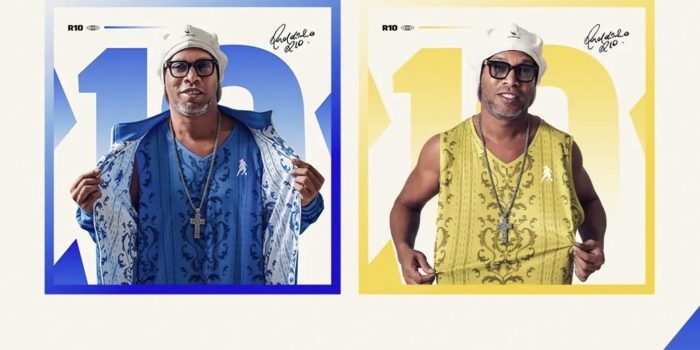 - Fotografía tomada de la cuenta de Instagram @ronaldinho del exfutbolista de Brasil Ronaldinho Gaúcho de la portada de su primer álbum musical llamado 'Camisa 10', un proyecto que reúne a más de una veintena de estrellas de la música de diferentes países, como Pitbull, Sean Paul y Juan Magán. EFE/ @ronaldinho /SOLO USO EDITORIAL/NO VENTAS/ SOLO DISPONIBLE PARA ILUSTRAR LA NOTICIA QUE ACOMPAÑA (CRÉDITO OBLIGATORIO)