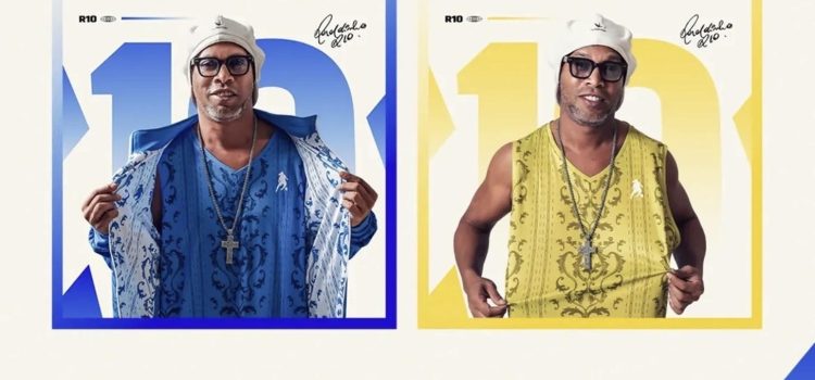 - Fotografía tomada de la cuenta de Instagram @ronaldinho del exfutbolista de Brasil Ronaldinho Gaúcho de la portada de su primer álbum musical llamado 'Camisa 10', un proyecto que reúne a más de una veintena de estrellas de la música de diferentes países, como Pitbull, Sean Paul y Juan Magán. EFE/ @ronaldinho /SOLO USO EDITORIAL/NO VENTAS/ SOLO DISPONIBLE PARA ILUSTRAR LA NOTICIA QUE ACOMPAÑA (CRÉDITO OBLIGATORIO)