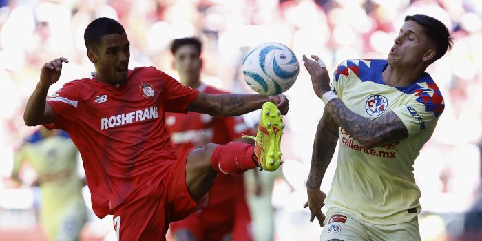 alt El América empata con el Toluca, con protagonismo del chileno Diego Valdés