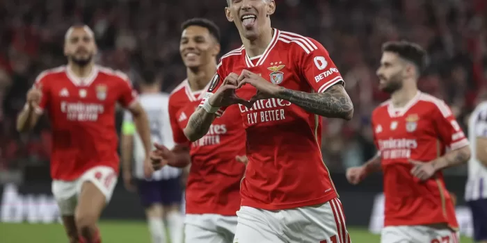 alt 0-1. Un espectacular Di María conduce al Benfica a los cuartos de final