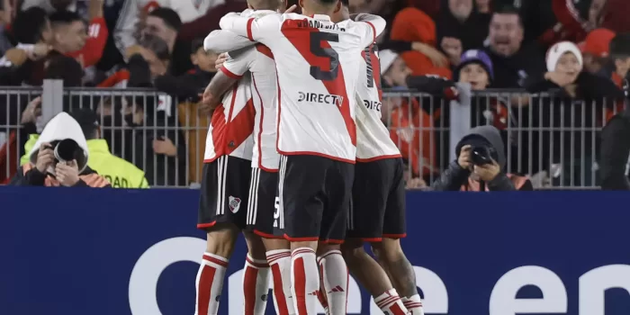 alt 2-0. River Plate ya impone su ley a Libertad, Nacional y Táchira