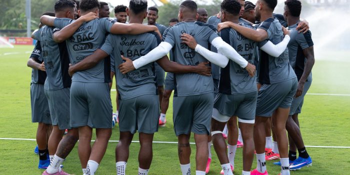 Fotografía cedida por la Federación de Fútbol de Panamá (FPF) que muestra a los jugadores de la selección panameña de fútbol durante un entrenamiento. EFE/ Federación de Fútbol de Panamá