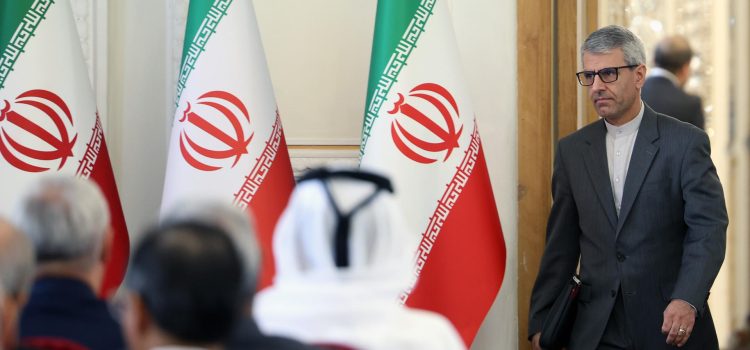 Imagen del portavoz del Ministerio iraní de Exteriores, Ismail Bagaei en foto de archivo de Abedin Taherkenareh