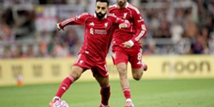 Salah, en el último partido ante el Newcastle. EFE/EPA/ADAM VAUGHAN