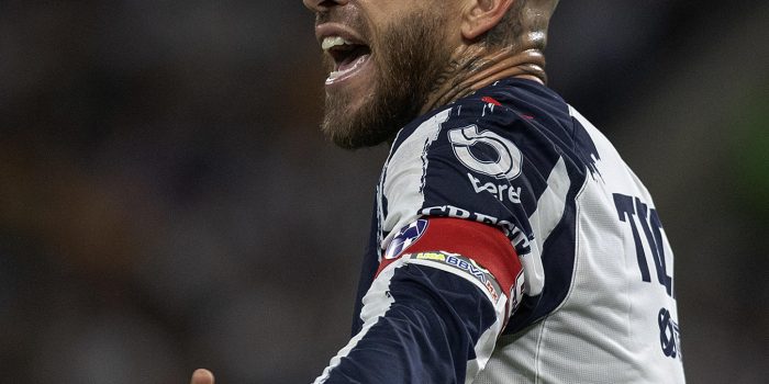 Fotografía donde aparece Sergio Ramos de Monterrey. EFE/ Antonio Ojeda
