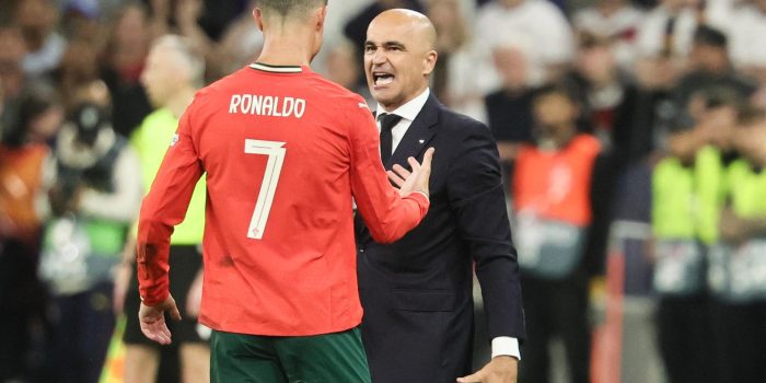 Cristiano Ronaldo, de nuevo protagonista, goleador decisivo, durante la primera semifinal de la Liga de Naciones entre Alemania y Portugal en el Allianz Arean de Múnich, Alemana EFE/EPA/RONALD WITTEK
