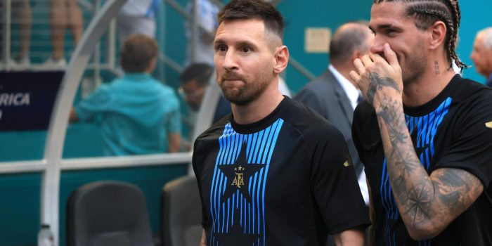 alt Messi, al mismo ritmo que el resto en el último entrenamiento de Argentina