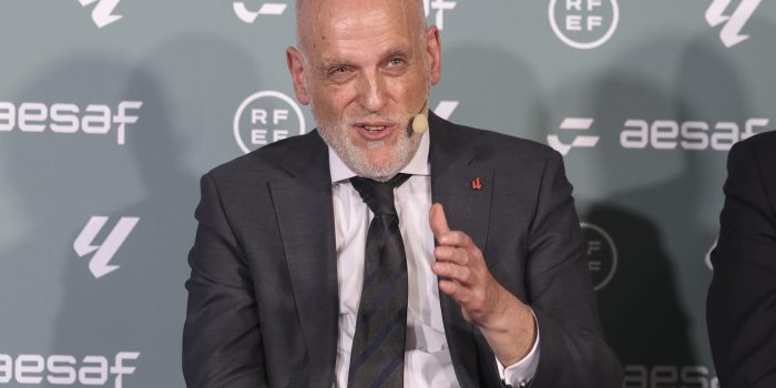 Foto de archivo del presidente de LaLiga, Javier Tebas. EFE/Kiko Huesca