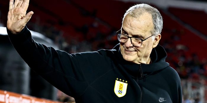 El entrenador de Uruguay, Marcelo Bielsa. Imagen de archivo. EFE/ Osvaldo Villarroel