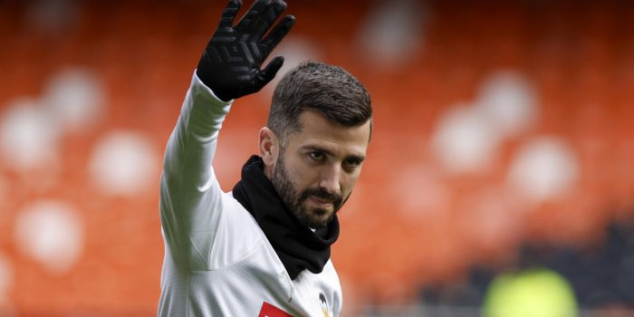 José Luis Gayá, capitán del Valencia.EFE/Biel Aliño