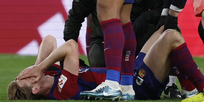 alt De Jong sufre un esguince en el tobillo derecho y podría despedirse de la temporada