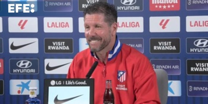 Video-Simeone y la motivación en Sevilla: "Por tener esta camiseta, el escudo, la gente..."