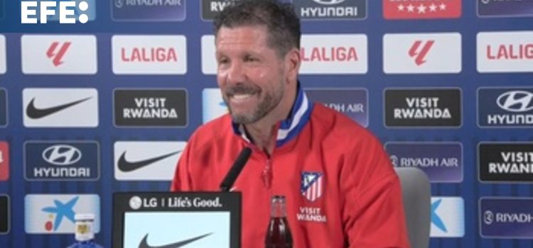 Video-Simeone y la motivación en Sevilla: "Por tener esta camiseta, el escudo, la gente..."