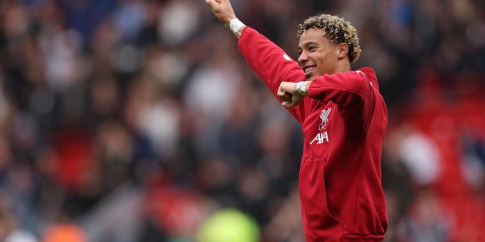 El jugador del Liverpool, Hugo Ekitike, durante el partido ante el Everton el pasado día 20. EFE/EPA/ADAM VAUGHAN EDITORIAL USE ONLY.