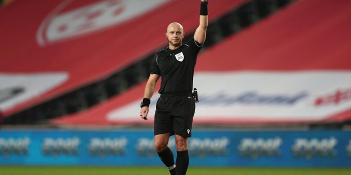 Fotografía de archivo del árbitro polaco Szymon Marciniak. EFE/EPA/SEDAT SUNA