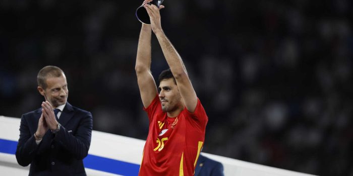 alt Rodri, mejor jugador de la Eurocopa