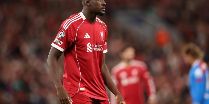 El jugador del Liverpool Ibrahima Konate. EFE/EPA/ADAM VAUGHAN/Archivo