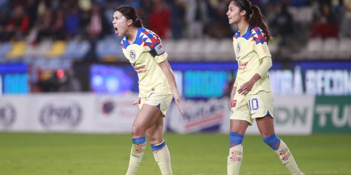 América fue de menos a más y se impuso con dos goles de Kiana Palacios, uno de último instante, y uno de Alexa Soto. Cerén fue la heroína de Atlas con sus dos dianas. Imagen de archivo. EFE /David Martínez Pelcastre