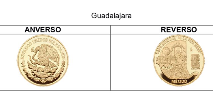 Fotografía cedida por el Banco de México que muestra monedas conmemorativas de la Copa Mundial de la FIFA 2026 este miércoles, en Ciudad de México (México). EFE/ Banco de México /SOLO USO EDITORIAL/ NO VENTAS/ SOLO DISPONIBLE PARA ILUSTRAR LA NOTICIA QUE ACOMPAÑA (CRÉDITO OBLIGATORIO)