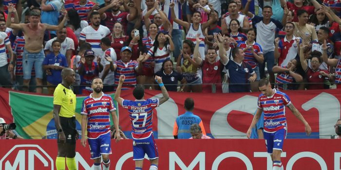 Jugadores de Fortaleza, en una fotografía de archivo. EFE/Jarbas Oliveira