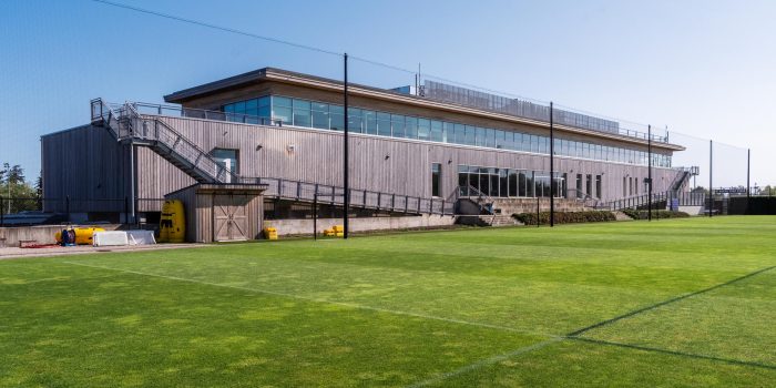 Fotografía cedida por Canada Soccer que muestra el campo del National Soccer Development Centre (NSDC), base de operaciones durante el Mundial del equipo nacional canadiense. EFE/ Canada Soccer /SOLO USO EDITORIAL