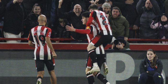 alt El brasileño Igor Thiago, mejor jugador de la Premier en noviembre