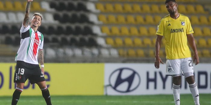 alt 3-1. Un doblete de Chamorro le da a Palestino el triunfo ante Millonarios en Libertadores