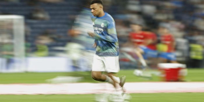 El delantero francés del Real Madrid Kylian Mbappé, en una foto de archivo. EFE/Sergio Pérez