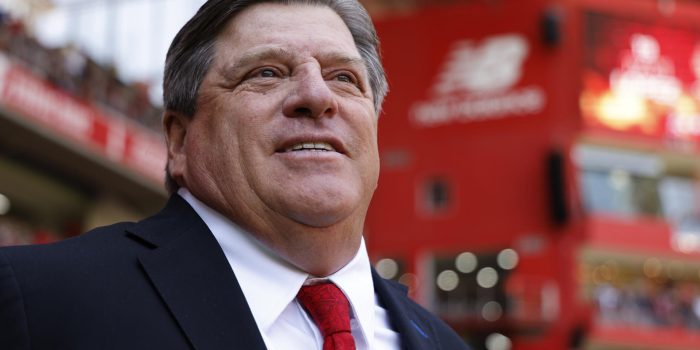 Fotografía de archivo del entrenador mexicano Miguel Herrera. EFE/Alex Cruz ARCHIVO