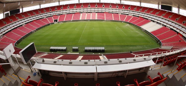 Fotografía del estadio Guadalajara este domingo, en Jalisco (México). EFE/ Francisco Guasco