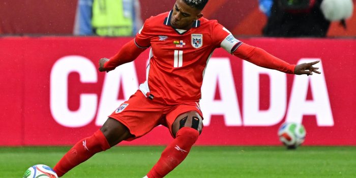 El  centrocampista Yoel Barcenas afirmó este miércoles que Panamá no se rendirá en el Mundial, a pesar de la derrota a los 95 minutosdel partido con Ghana jugado en Toronto. EFE/EPA/EDUARDO LIMA