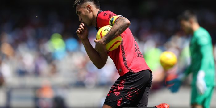 Fotografía de archivo donde aparece el futbolista colombiano Christian Rivera. EFE/ Alex Cruz