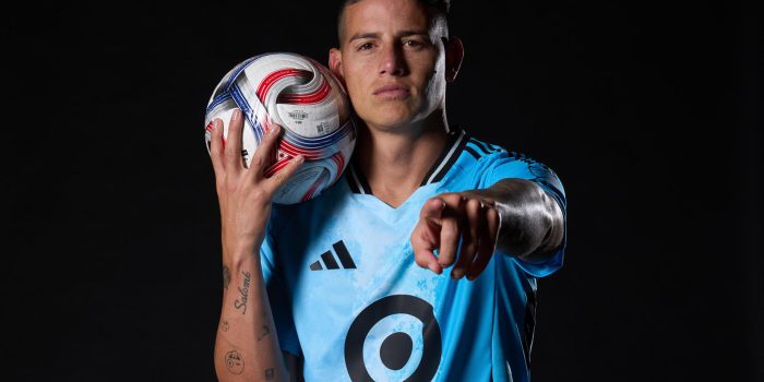 Fotografía difundida por el Minnesota United FC en su cuenta en X @MNUFC del colombiano James Rodríguez. EFE/ @MNUFC /SOLO USO EDITORIAL/ SOLO DISPONIBLE PARA ILUSTRAR LA NOTICIA QUE ACOMPAÑA (CRÉDITO OBLIGATORIO)