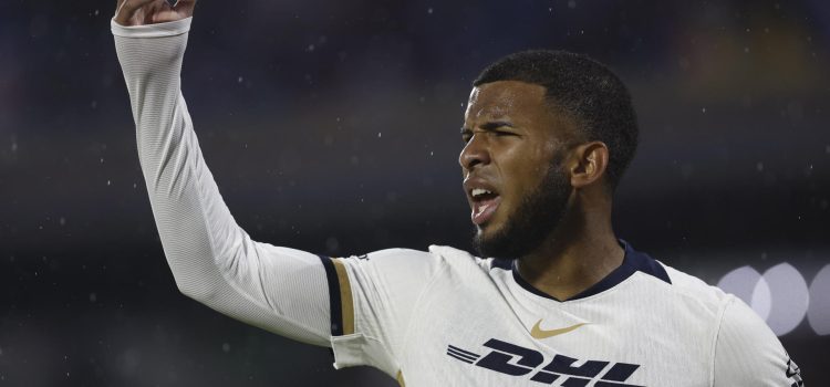 Pedro Vite de Pumas reacciona en un partido de la Liga MX en el Estadio Olímpico Universitario, en Ciudad de México (México). Imagen de archivo. EFE/ Sáshenka Gutiérrez