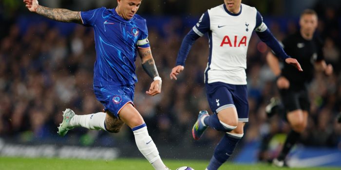 Enzo Fernández. EFE/EPA/DAVID CLIFF.